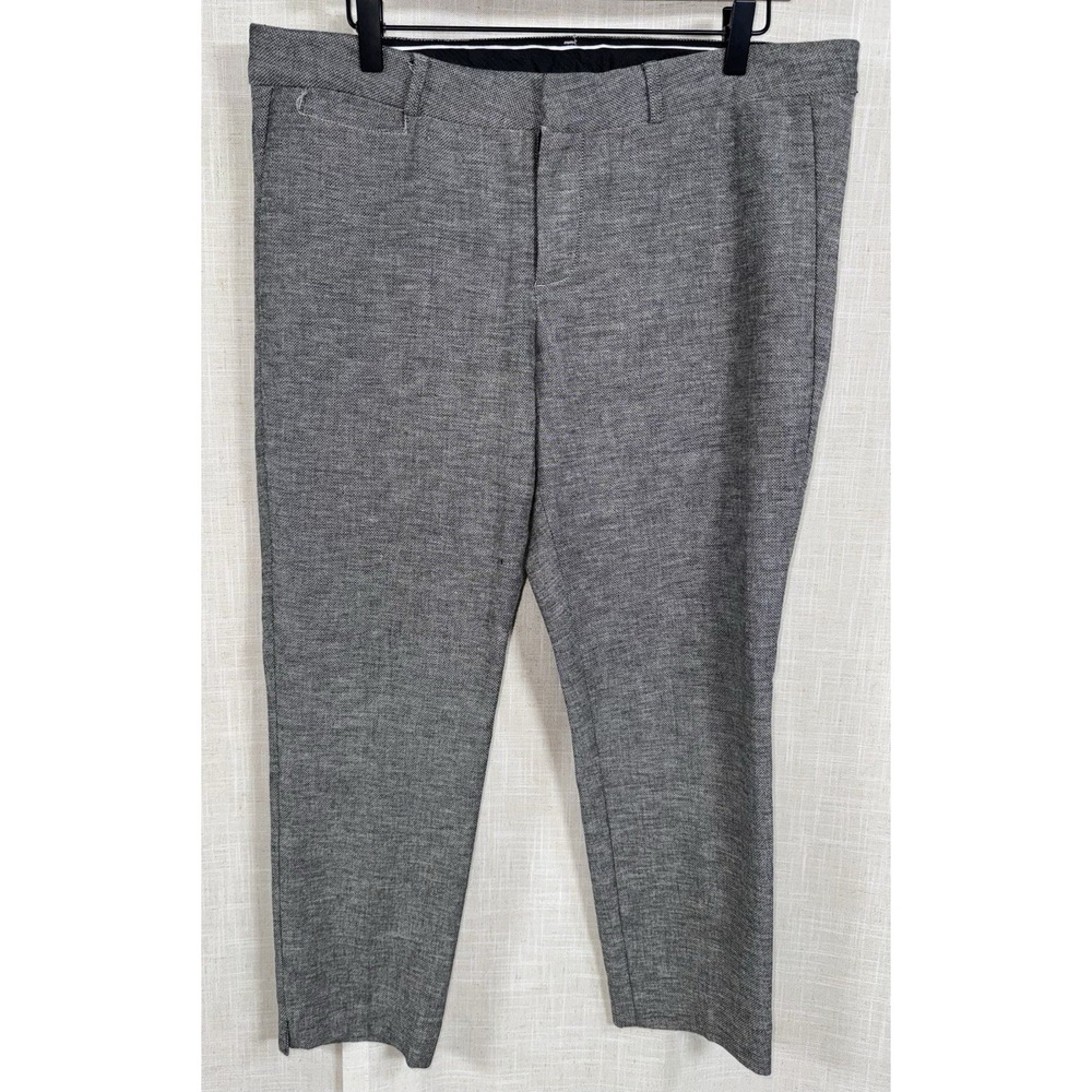 KUT from the Kloth Women's 10P 10 Gray Black Career Dress Pants Trousers Petite
